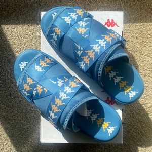 Kappa Banda Mitel 7 USA Size 12 EU size 46, Blue Ash-White-Yellow